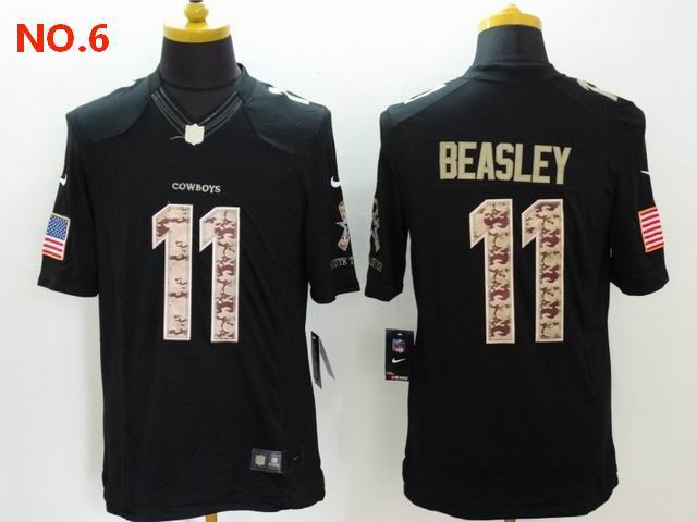 Men's Dallas Cowboys #11 Cole Beasley Jerseys NO.6;